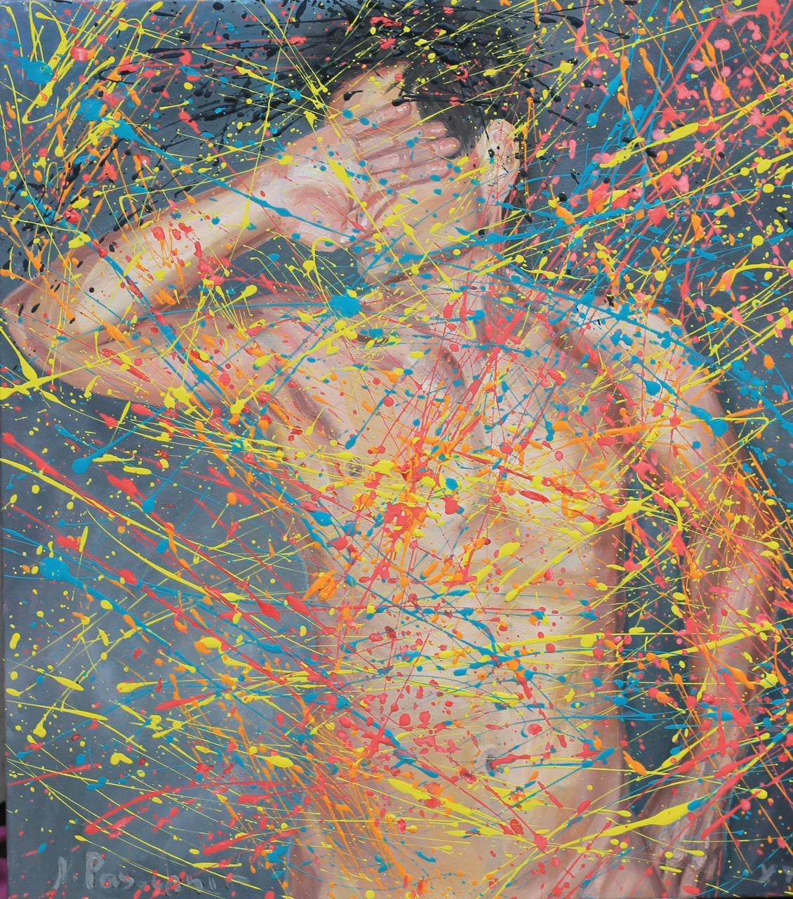 "Тайна" холст/масло/акрил. 80х90см. 2023