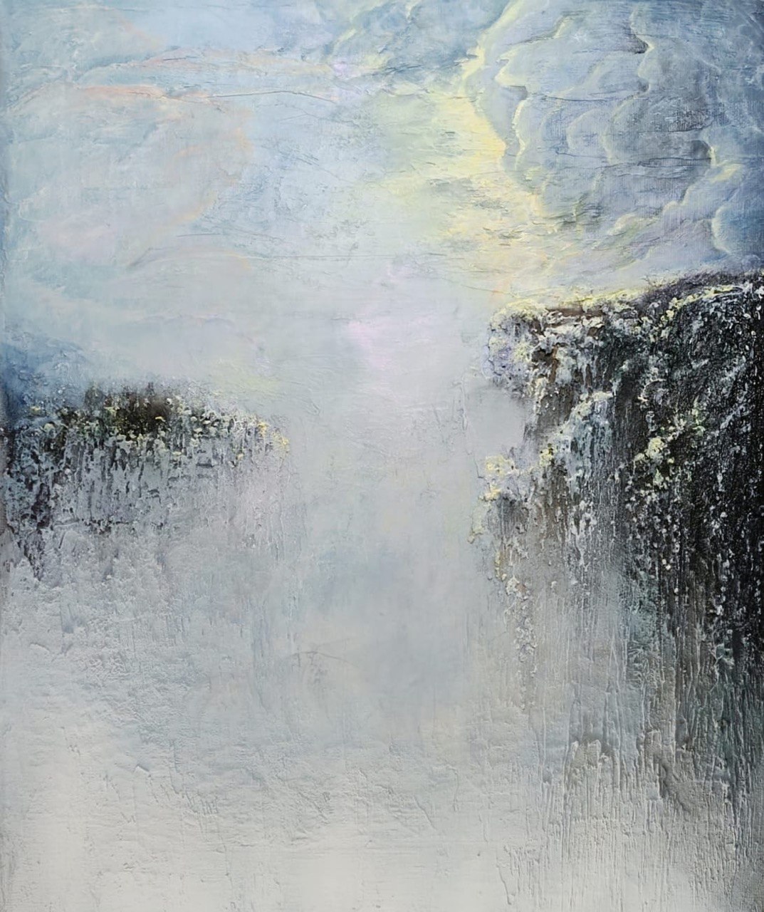 "Где рождается свет" (Ай-Петри). Холст лен/акрил. 60х50см.