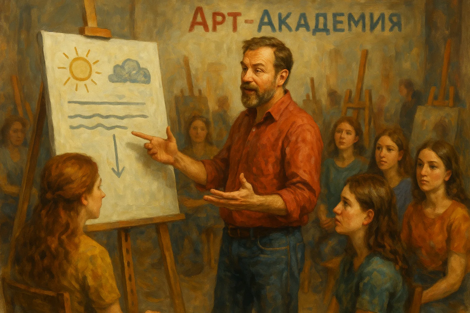 Приглашаем профессиональных и начинающих художников стать участниками телешоу «Арт-Академия»!