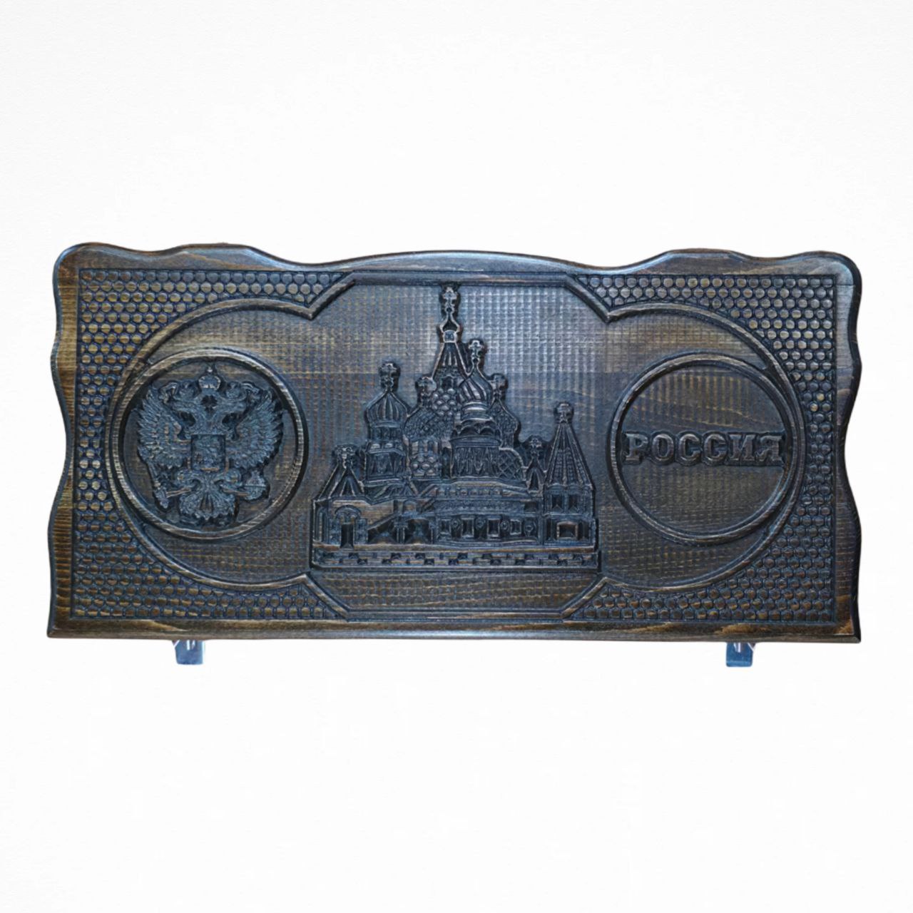 Нарды и шашки 2-в-1 "Россия"