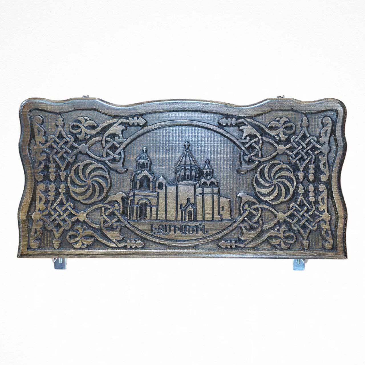 Нарды и шашки 2-в-1 "Храм"