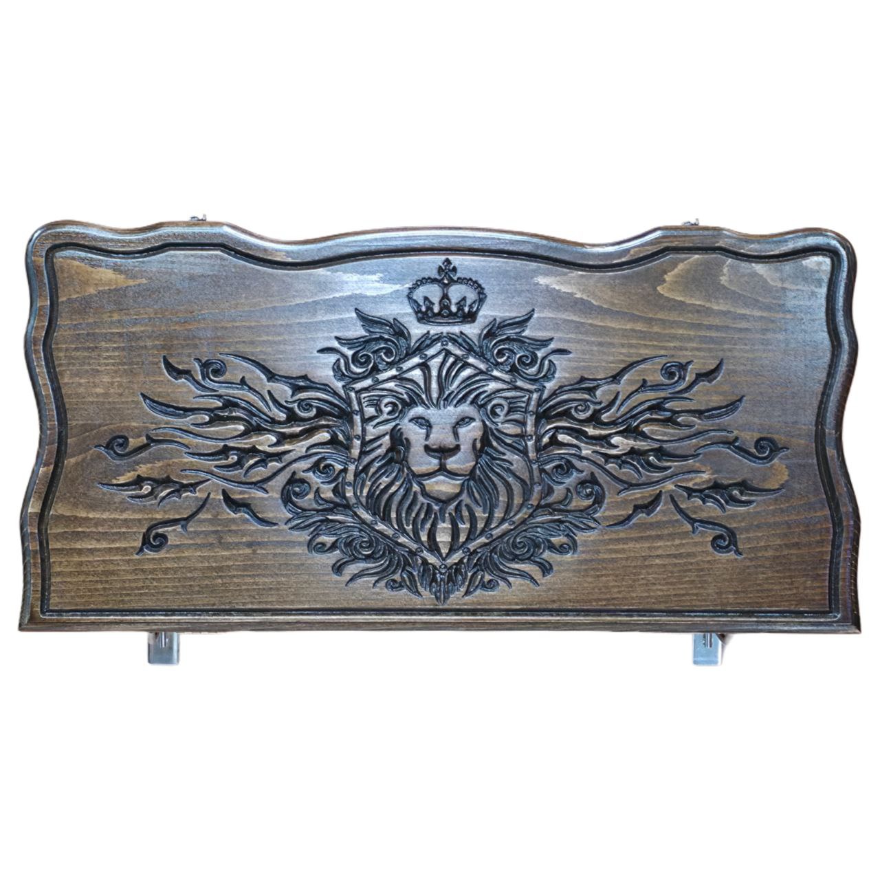 Нарды и шашки 2-в-1 "Изделие Лев 01"