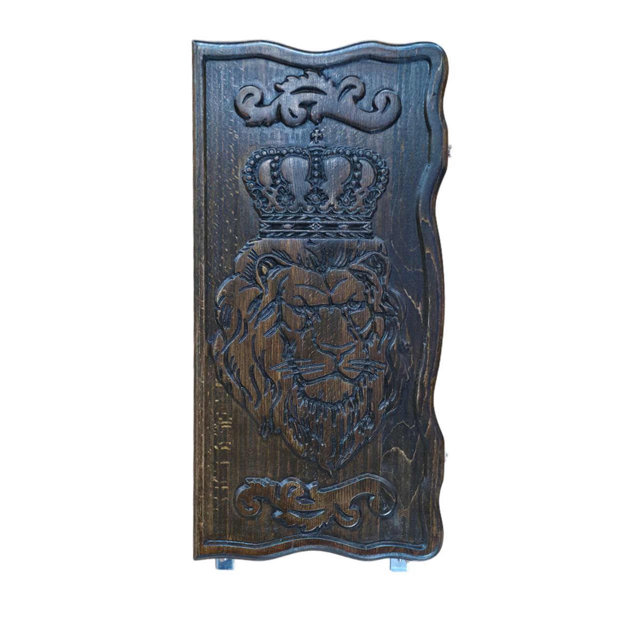 Нарды и шашки 2-в-1 "Изделие Лев 03"